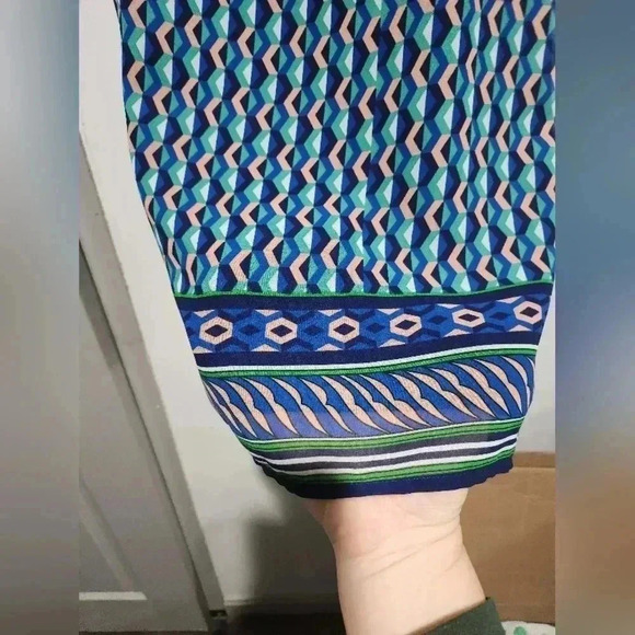 EUC Anthropologie Maeve Geometric Pattern Shift Dress size Small - Picture 6 of 8